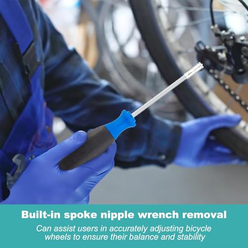 Clé à rayons de construction de roues avec manche ergonomique haute précision - 3