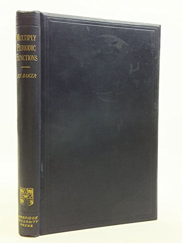 An Introduction to the Theory of Multiply Perio... 1418167037 Book Cover