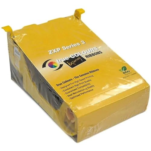 Cinta de color YMCKO Seamstar compatible Zebra ZXP3 miniatura 4
