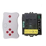 RX57 6 V 12 V Empfänger 2,4 G kabelloser Controller für Kinder, elektrisches Fahrzeug, CE FCC zertifiziert (TX10 und RX57 6V)