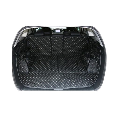Tapis de coffre de voiture KIA Sorento 2015-2020 ensemble complet en similicuir matelassé