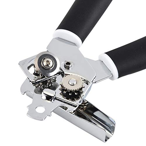 Abridor manual de latas Hemoton de aço inoxidável com abridor de garrafa manual para abrir a cerveja