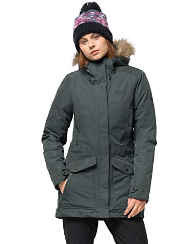 Preisvergleich Produktbild Jack Wolfskin Damen Coastal Range Parka, Greenish Grey, XL