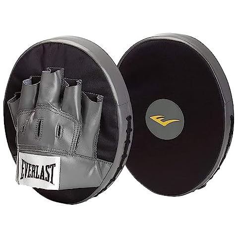 Everlast Grey/Black Adult Punch Mitts Cover