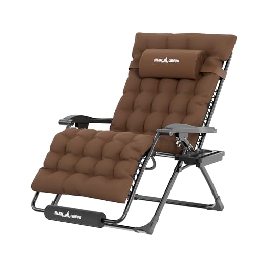 Image of UDPATIO Oversized Zero Gravity Chair Patio Reclining Chairs with Cushion