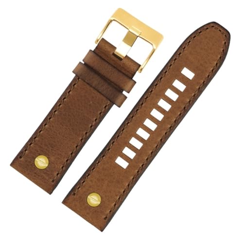 [X] fB[[voh DZ7413 DZ4318 DZ4343 DZ4323 DZ4476 Be[WU[guEXgbvYANZT[ 24mm 26mm 28m(15 Brown Gold,28mm)