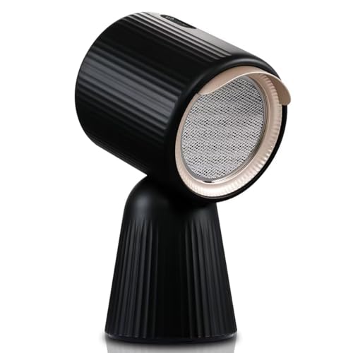 SNDOAS Ventilador extractor portátil, 180 m³/h, clase A+, campana extractora portátil de 3 velocidades, control táctil, color negro
