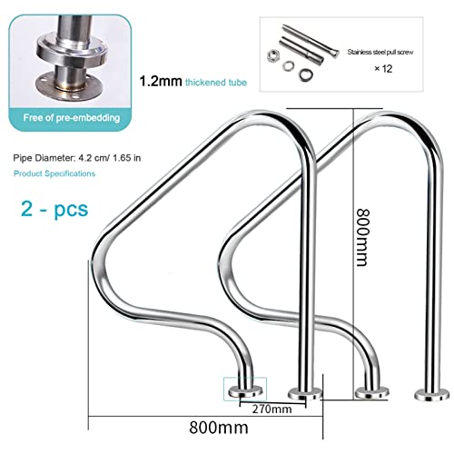 Baranda de Seguridad para Piscina de Acero Inoxidable miniatura 2