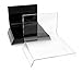 ALZO 100 LED Table Top Platform Light Kit - Black & Clear Shooting Tables for Jewelry Photography