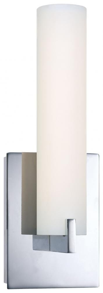 GEORGE KOVACSP5040-077-L, Tube, LED Wall Sconce, Chrome