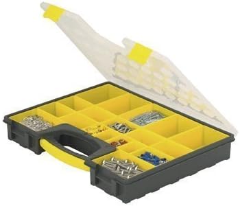 Heavy Duty 20 Bin Portable Parts (Nuts, Bolts, etc.) Storage Organizer Case with Built-in Carrying Handle by HF tools