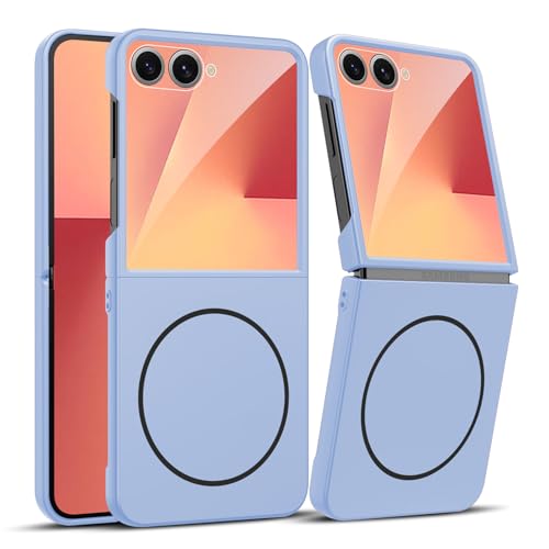 Coque Galaxy Z Flip 7 MagSafe pour Usage Quotidien Actif Bleu