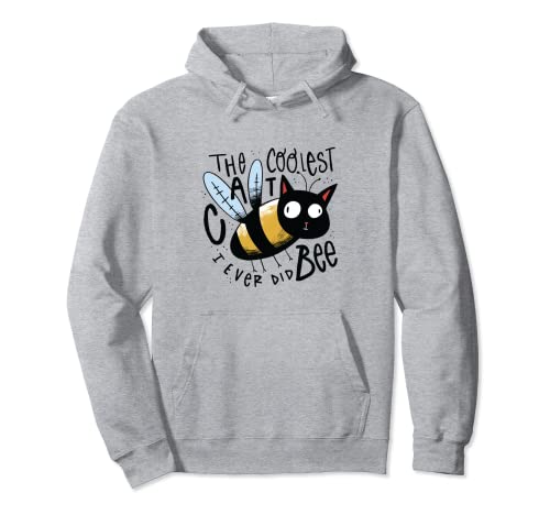 Cool Bee Cat Lovers Novedad Hombres Mujeres Camiseta gráfica Sudadera con Capucha