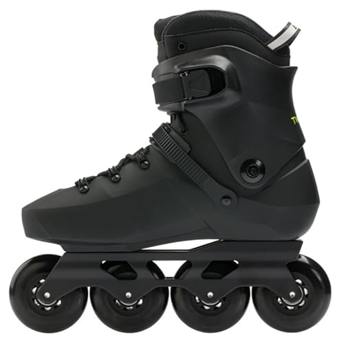 Rollerblade Twister XT Men's Adult Fitness Inline Skate, Black/Lime, Urban Performance Inline Skates 13/13.5