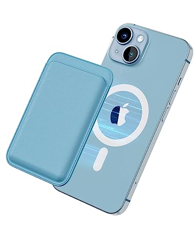 SOFTGAS Magnetic Card Wallet Holder for Apple Magsafe for iPhone 14 Pro Max/14 Plus/14 Pro/14, for iPhone 13 Pro Max/13 Pro/13, for iPhone 12 Pro Max/12 Pro/12, Cell Phone Case Accessory
