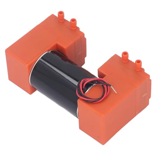 Micro Vacuum Pump Mini Air Pump Electric Suction Pump 18L / min 10W 2800RPM Aluminum Alloy with Low Noise for Motor Instrument, Gas Analysis Instruments (12V)
