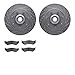 Dynamic Friction Company Front Brake Rotors-Drilled and Slotted-Silver with Ultimate Duty Performance Brake Pads 7402-54036