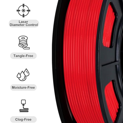 Image of RepRapper PLA Plus Filament, Multicolor PLA+ Sample Pack, Modify PLA 3D Printer Filament, 1.75MM 3D Printing Filamentfor for 3D Printer, 250g*4