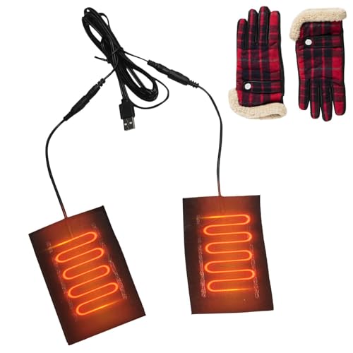 Cojín calefactor para guantes,Cojín calefactor para guantes | calentador eléctrico 5V, calentador 2 en 1, cojín eléctrico, cojín de invierno, USB de pulgada