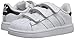 adidas Originals boys Superstar Cloudfoam Running Shoe, White/Core White/Core Black, 9 Big Kid US