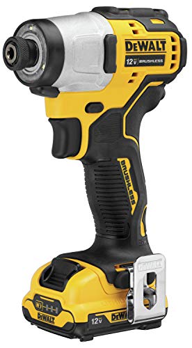 DEWALT XTREME 12V MAX Impact Driver Kit, 1/4-Inch (DCF801F2)