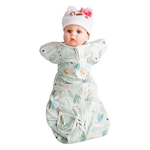 ZIGJOY 100% Cotton Baby Swaddle Transition Sleep Bag Baby Wearable Blanket with 2-Way Zipper Lightweight Sleep Bag for Baby Sack Clothes 0-3 Months Baby Sleep Bag with Sleeves for Baby Seaweed ZIGJOY 100% Cotton Baby Swaddle Transition Sleep Bag Baby Wearable Blanket with 2-Way Zipper Lightweight Sleep Bag for Baby Sack Clothes 0-3 Months Baby Sleep Bag with Sleeves for Baby Seaweed