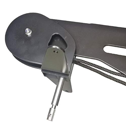 JVSISM Aluminum Alloy Marine Boat Watercraft Canoe Kayak Rudder Foot Control Direction Kit Sailing Boat Parts Steering System