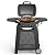 MASTER COOK Propane Gas Grill, Portable Tabletop Barbecue Grill with Cart for Patio, Camping, Travel