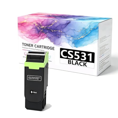 Toner CS531 à haut rendement pour des impressions Lexmark nettes et durables