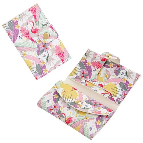 ZHOMA Flamingo Leather Wallet with Coin Pocket