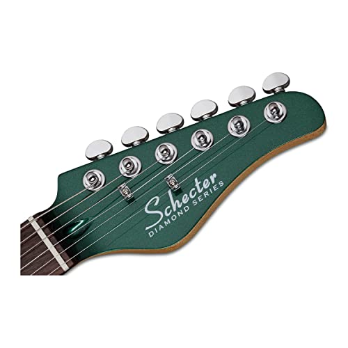 Schecter Pt Fastback Ii 6-String B Electric Guitar (Right Handed, Dark Emerald Green) Bundle With Hard Shell Carrying Case (2 Items) #TOP6