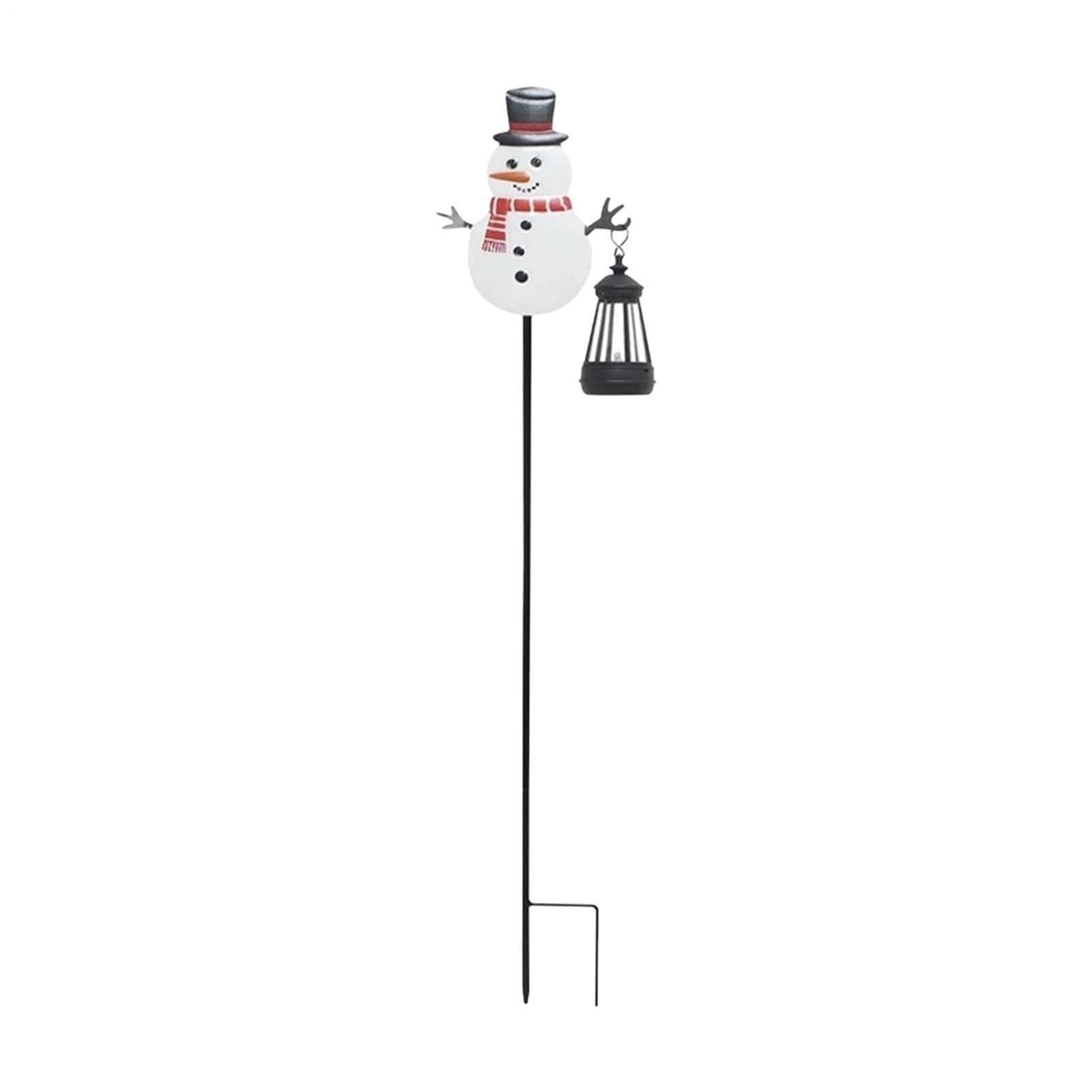 Christmas Solar Pathway Lights Waterproof Christmas Patio Stake Lamp