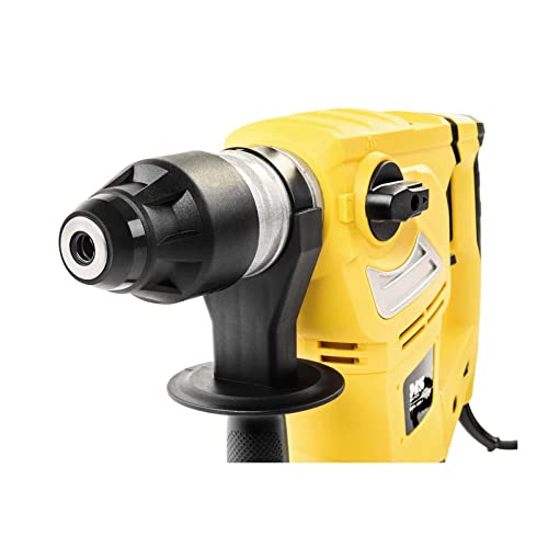 MSW Bohrhammer Bohrmaschine Meißelhammer Hammerbohrer BOH-1800-1 (1.800 W, 900 U/min, 4.000 Schläge/min, SDS-Plus, max… – Bild 7