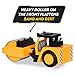 Driven by Battat 7-Inch Steam Roller Toy with Lights & Sounds, Movable Parts, Construction Vehicle for Boys & Girls, Durable Design, Realistic Details 3+ Years Toy for Kids