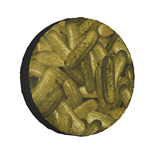 Wikoss Foodie Whole Pickles Pickle Spare Tire Cover Sunscreen Waterproof Wheel Covers Universal Fit