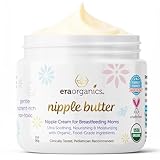 USDA Organic Nipple Butter Safe for Breastfeeding – Lanolin-Free, Food-Grade Nipple Cream for Sore, Cracked & Sensitive Skin Relief – No Wipe Off Postpartum Essential