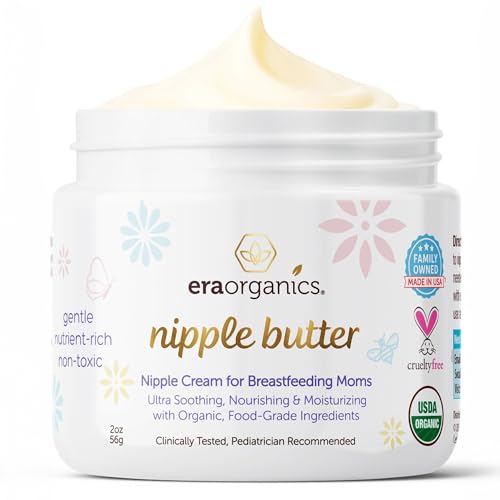 Product Image of the USDA Organic Nipple Butter Safe for Breastfeeding – Lanolin-Free, Food-Grade...