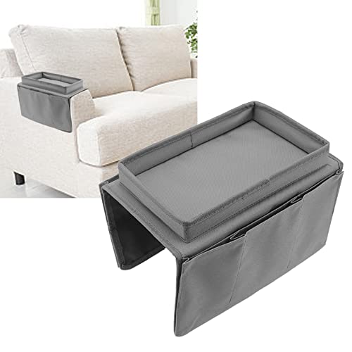 YEmirth Armchair Caddy Sofa Armrest Organizer,Armrest Chair Caddy Arm Organizer, Sofa Arm Chair Caddie Remote Contral Holder for Couch Recliner Storage for Magazine, Tablet, Phone(C1)