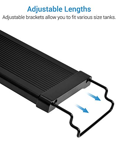 NICREW ClassicLED Gen 2 Aquarium Light, Dimmable LED Fish Tank Light with 2-Channel Control, White and Blue LEDs, High… - Image 4