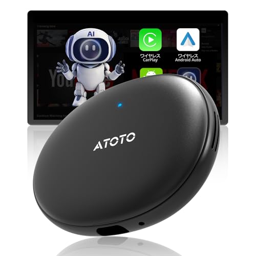 新品 ハイスペック ワイヤレスCarPlayアダプター、2-in-1 AI 新品 ハイスペック ワイヤレスCarPlayアダプター、2-in-1 AI