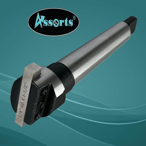 Image of MT-2 Mini Fly Cutter Head Diameter 27 mm (Teng Style) with HSS Tool Steel (1 /4 inch x 1 /4 inch x 1-1 /2 inch) - Watchmaking Arbor 2 Morse Taper Teng Style