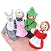 Cappuccetto Rosso e Storie di Fiabe del Lupo Gioca a Giochi di Marionette da Dito Giocattoli di Cartone Animato Bambola Morbida Giocattoli educativi per Bambini