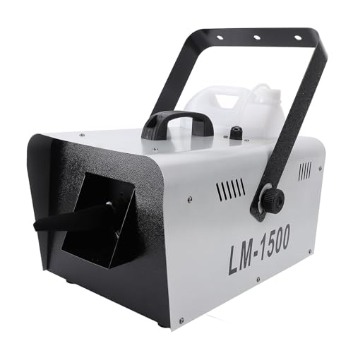 Máquina de nieve Fockety con control remoto, generador de nieve falsa de 1500 W para interiores y exteriores, ideal para fiestas navideñas, bodas y eventos (enchufe estadounidense, 100-240 V) miniatura 1