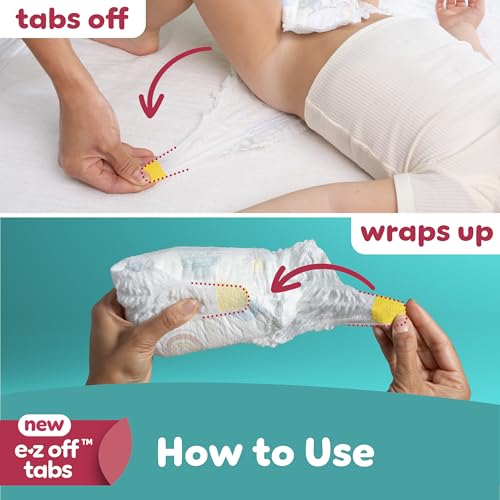 Image of Pampers Diapers - Swaddlers 360 - Size 6, 17 Count, up to 100% Leakproof Comfy Dry Fit, Designed for Easy Changes, Pull On Baby Diaper