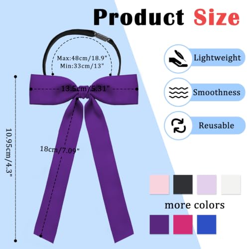 Image of Luckyvestir Western Bow Ties for Men Women, Black /Red Colonel Satin Ribbon String Bow Tie for Costume Uniform