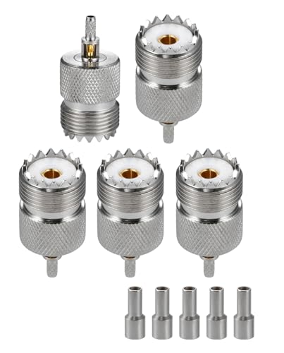 SO239 UHF Femmina A UHF Femmina Jack Porta Finestra Passa Attraverso Cavo Coassiale RF Piatto 50Ohm Coassiale Codino Ponticello Cavo Di Prolunga