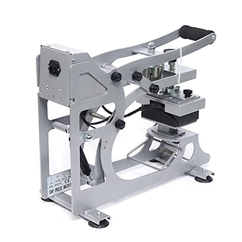 Heat Press, 550W Power Clamshell Design Heat Press Machine, Fast Heating, High Pressure Cap Heat Press Machine Digital Industrial Sublimation Printer For Hats #TOP27