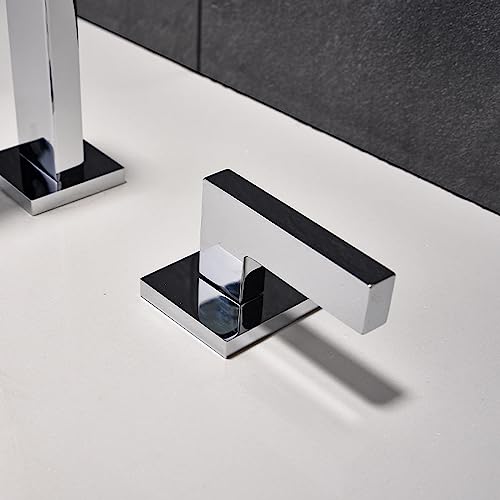 Robinet de lavabo en laiton chic pour vasque 3 trous