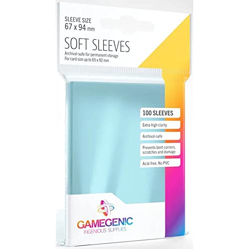 Gamegenic Soft Sleeves (100-Pack)
