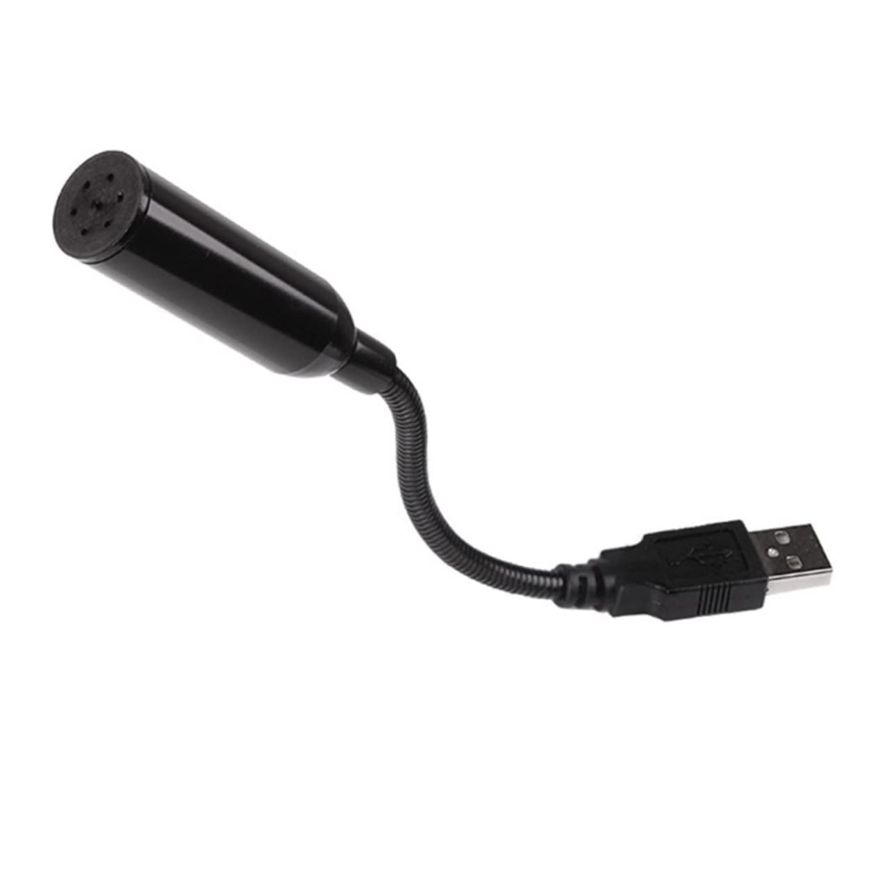 NUOBESTY Mini USB Microphone for Pc and Laptop Black High Sensitivity Noise-Cancelling Mic for Audio for Streaming Gaming Recording and Online Meetings
